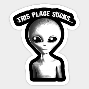 This Place Sucks Sticker